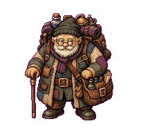 Old Corwin · traveling merchant